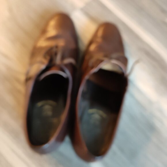 COPY - BROOKS BROTHERS 1818 Wingtip Oxford Mens Leather Shoes sz 8.50 Made in I… main image 5